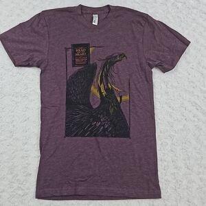 The Head and The Heart Band Tee Womens XS Purple Greek Theater Concert Berkeley